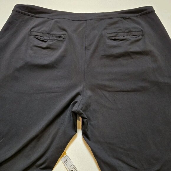Lululemon On The Fly Pants Black Womens Size 12 Front Back Pockets Missing Draws - Picture 8 of 8